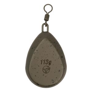 fps2-textured-weights-korda-flat-pear-swivel-2oz-brown-one-size