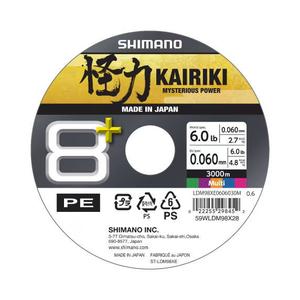 ldm98xe0606030m-braid-shimano-kairiki-8-3000-m-multicolour