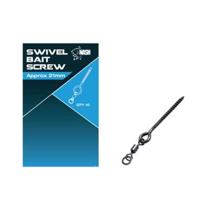t8095-set-of-6-swivel-bait-screws-nash-tt-8mm-silver-one-size